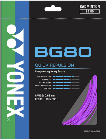 Yonex BG80 Badminton String - TopSpin Tennis Shop