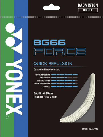 Yonex BG66 Force Badminton String - TopSpin Tennis Shop