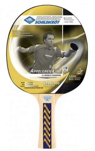 Donic Schildkrot Appelgren Level 500 Racket - TopSpin Tennis Shop