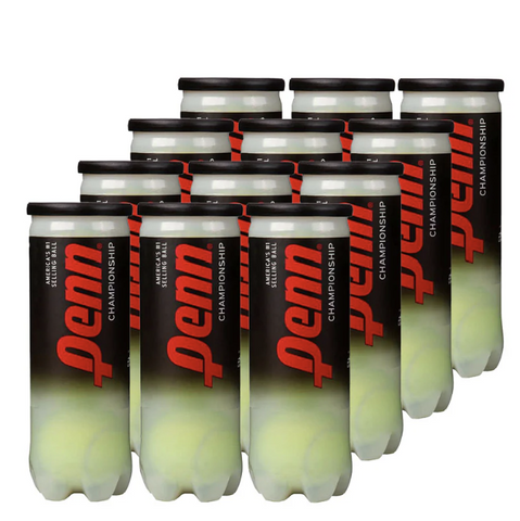 Penn Championship Extra Duty Tennis Balls 12 Can Case